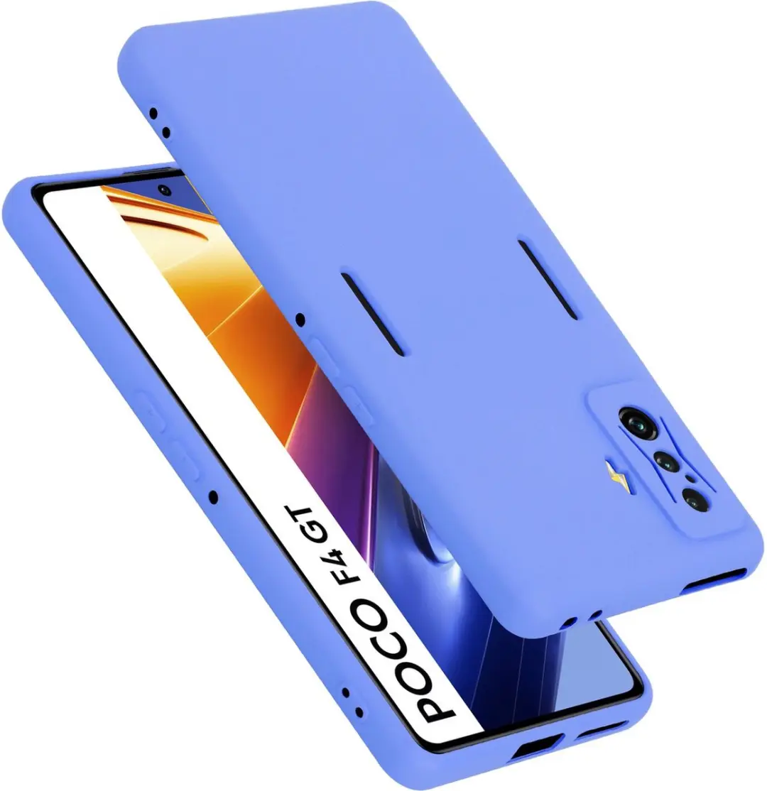 Cadorabo Hoesje geschikt voor Xiaomi Poco F4 GT in LIQUID LICHT PAARS
