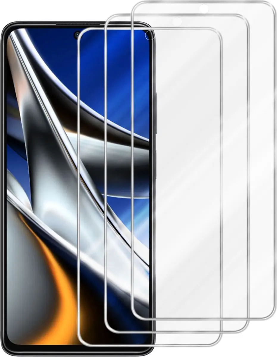 Cadorabo 3x Screenprotector geschikt voor Xiaomi Poco X4 Pro
