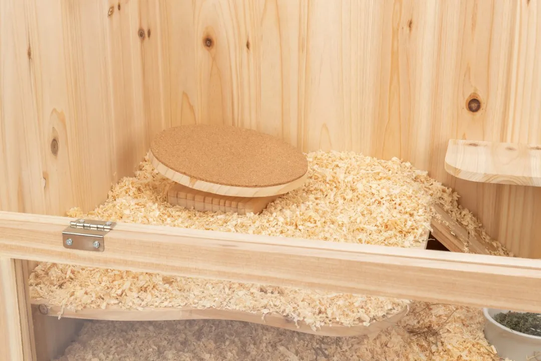 Trixie Knaagdier Speelgoed Loopschijf Hamsters Hout/Kurk 22cm