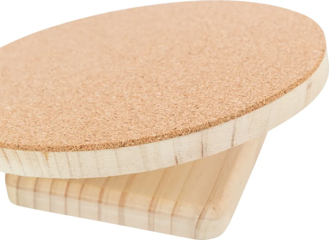 Trixie Knaagdier Speelgoed Loopschijf Hamsters Hout/Kurk 22cm