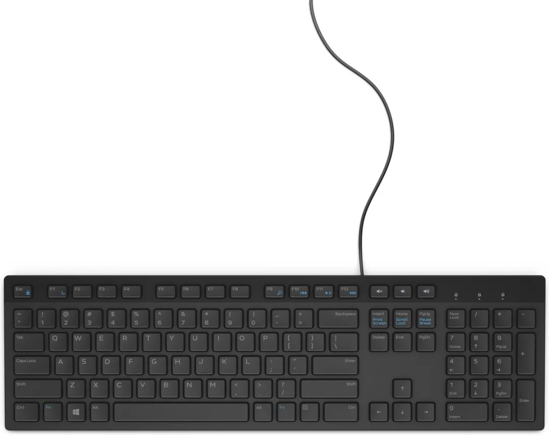 Dell KB216 USB Toetsenbord - QWERTZ Duits - Zwart