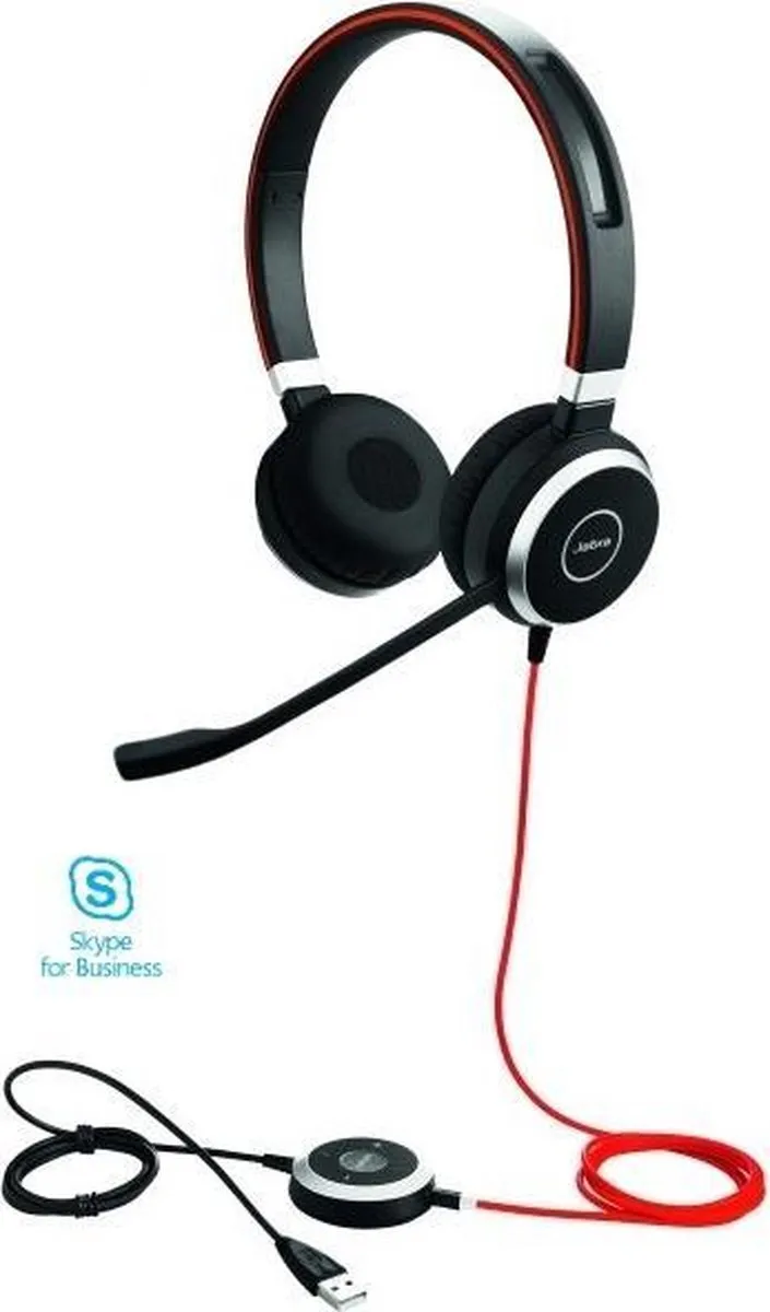 Jabra 6399-823-109 Headphones met microfoon - Zwart