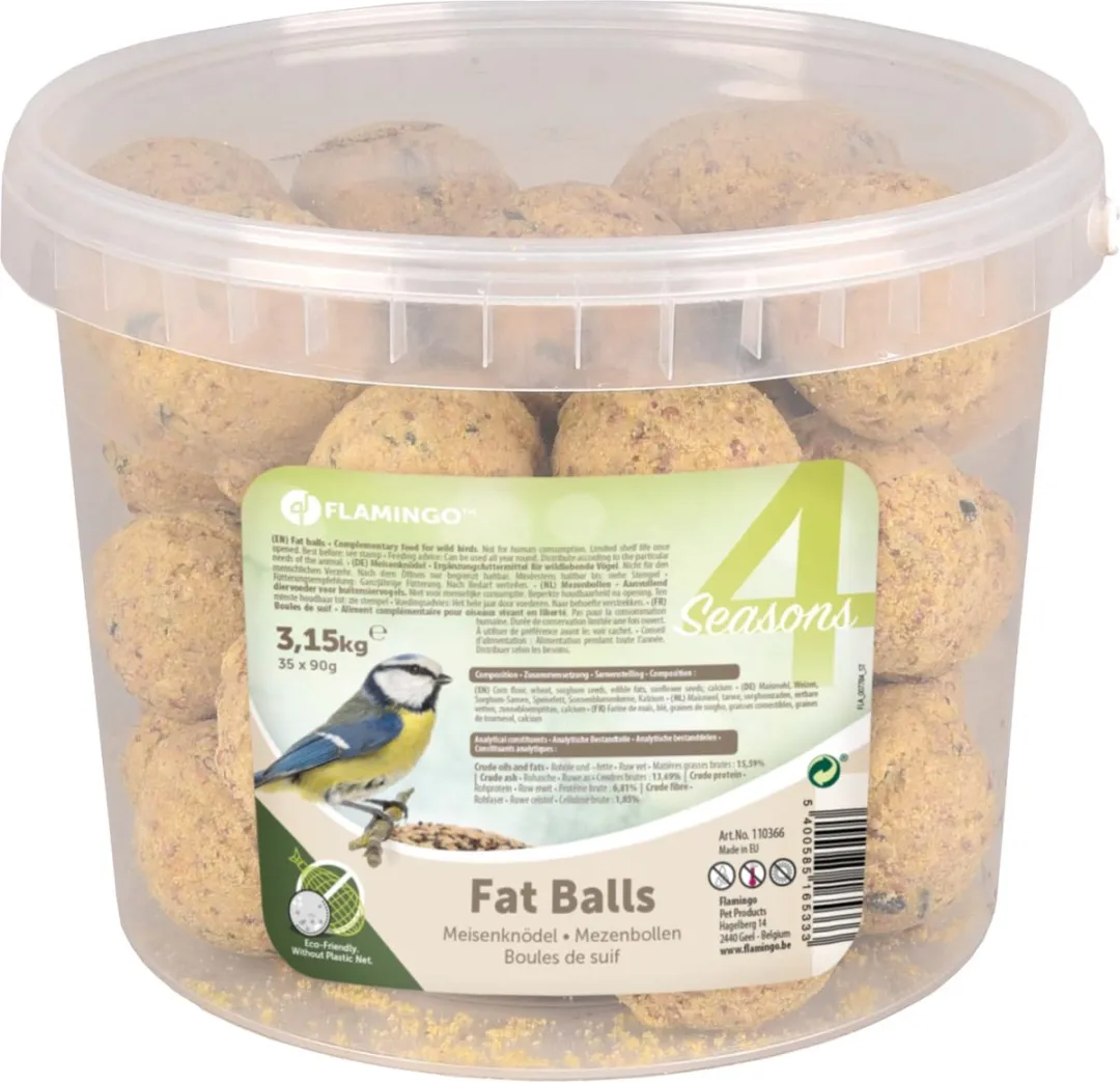 Flamingo 4 Seasons Mezenbollen Vetbollen 35st