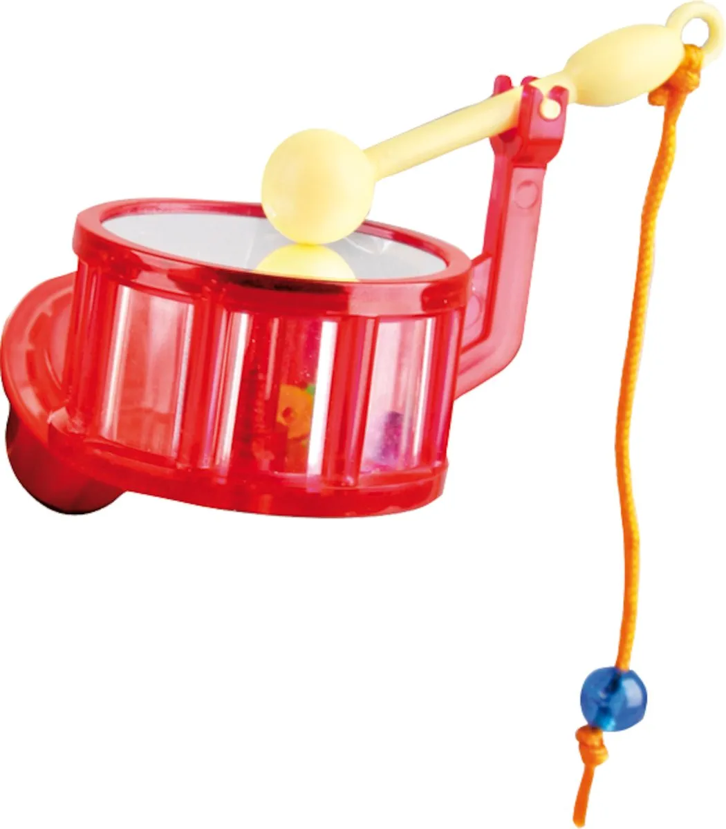 Flamingo Vogelspeelgoed Muziek - 13x4x4cm - Multicolor