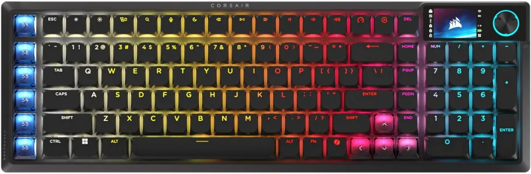 Corsair Vanguard Air 99 CH-91HA01B-NA Draadloos Gamingtoetsenbord - OPX Optisch - Zwart