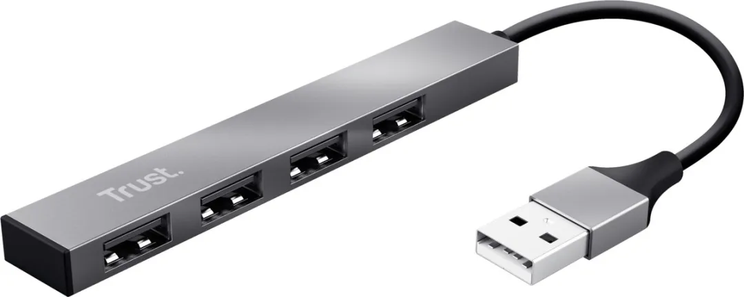 Trust Halyx 4-Port Mini USB Hub TRU-23786 - Blauw