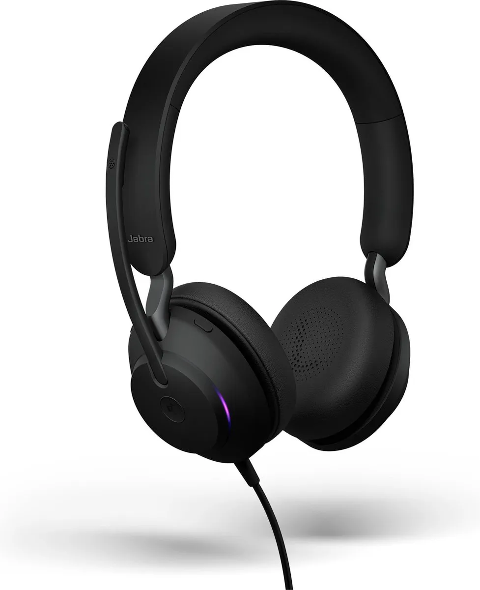 Jabra Evolve2 40 MS USB-A Headset - Zwart