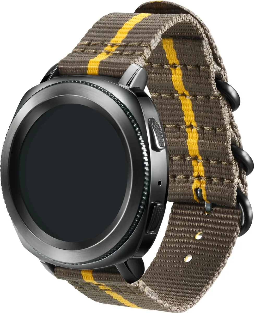 Samsung Nylon Bandje Groen - Samsung Gear Sport