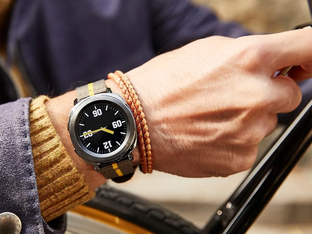Samsung Nylon Bandje Groen - Samsung Gear Sport
