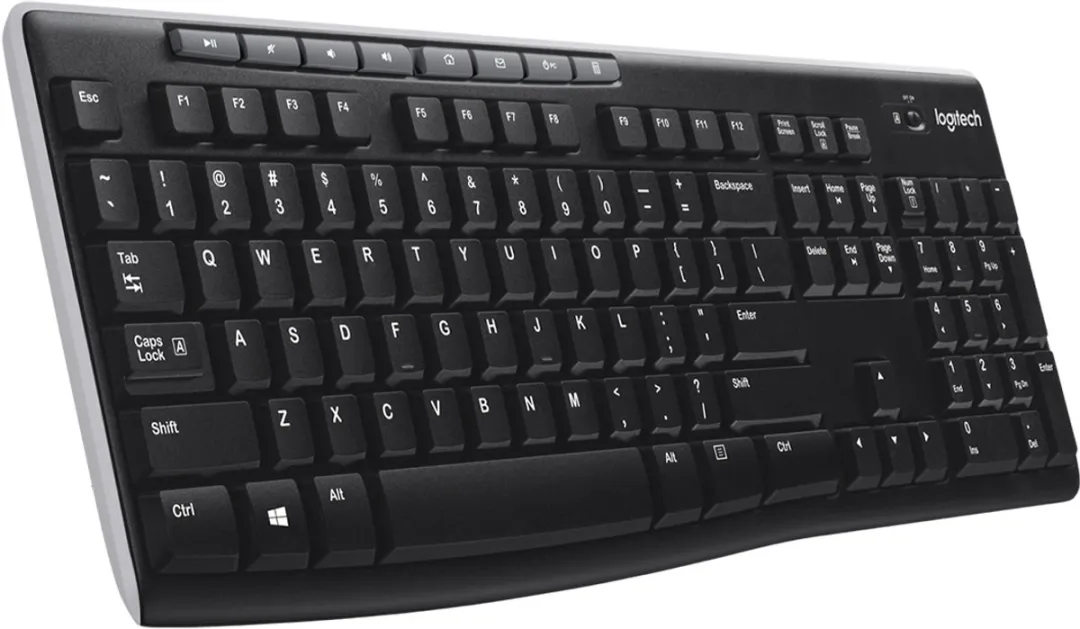 Logitech K270 Draadloos Toetsenbord - Zwitserse Layout - Zwart