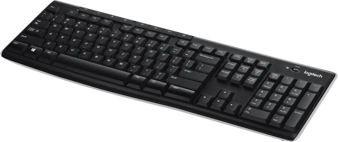 Logitech K270 Draadloos Toetsenbord - Zwitserse Layout - Zwart