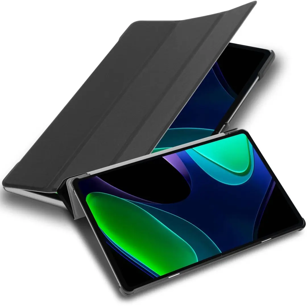 Cadorabo Tablet Hoesje geschikt voor Xiaomi Pad 6 in Satijnzwart