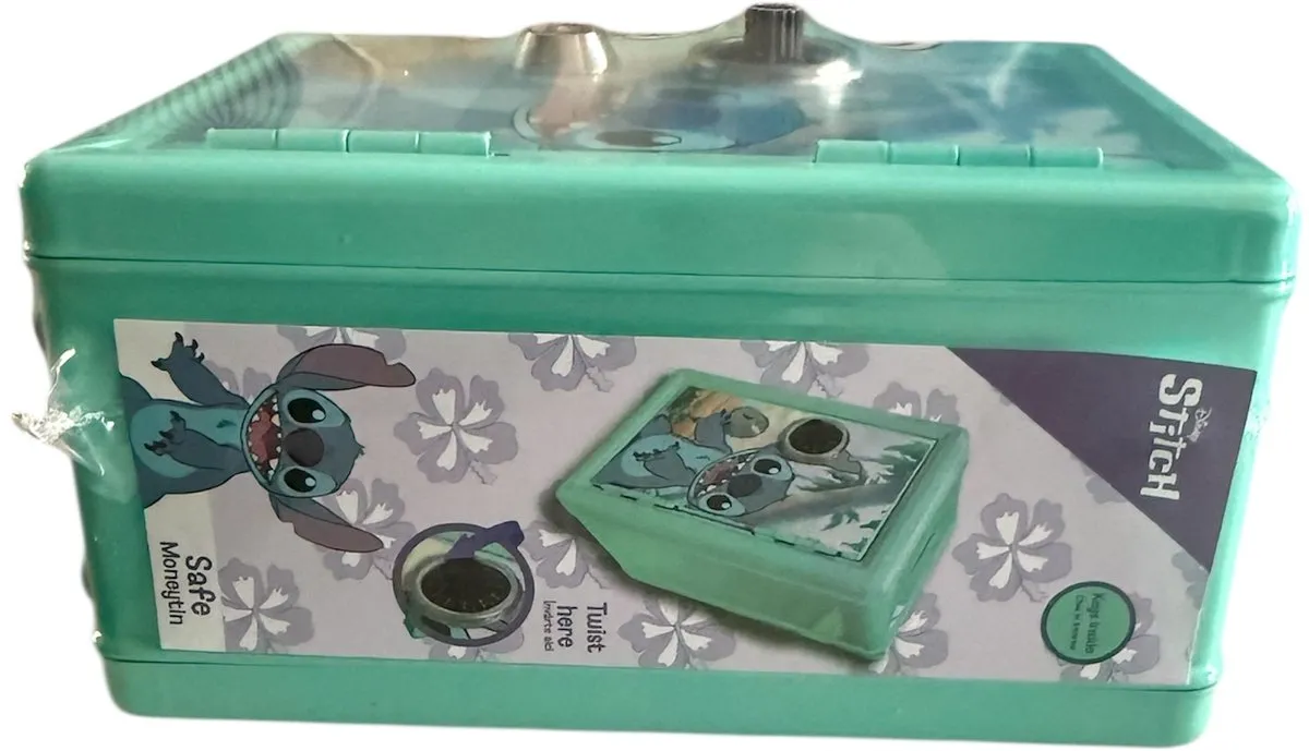 Disney Stitch Spaarpot met Code Slot - Groen - afbeelding 4 van 4