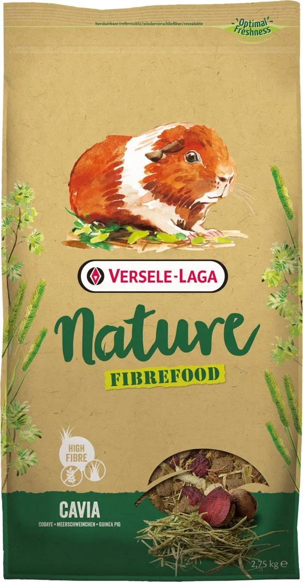 Versele-Laga Nature Cavia Fibrefood Caviavoer 2,75 kg