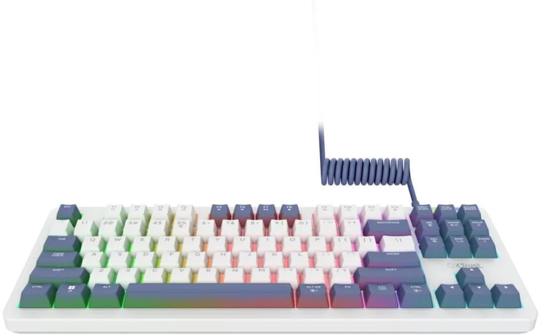 Trust GXT 872 Xyra Mechanisch Gaming Toetsenbord - Wit - afbeelding 6 van 6
