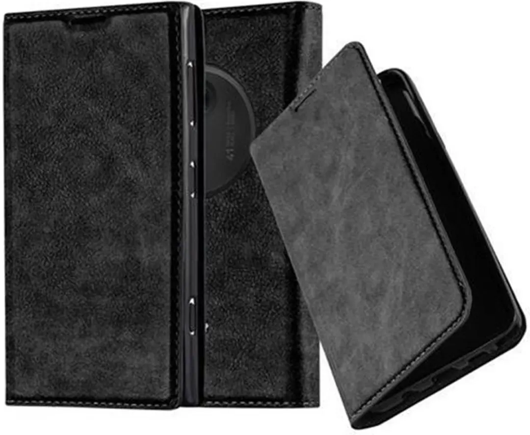 Cadorabo Hoesje geschikt voor Nokia Lumia 1020 in ZWARTE NACHT