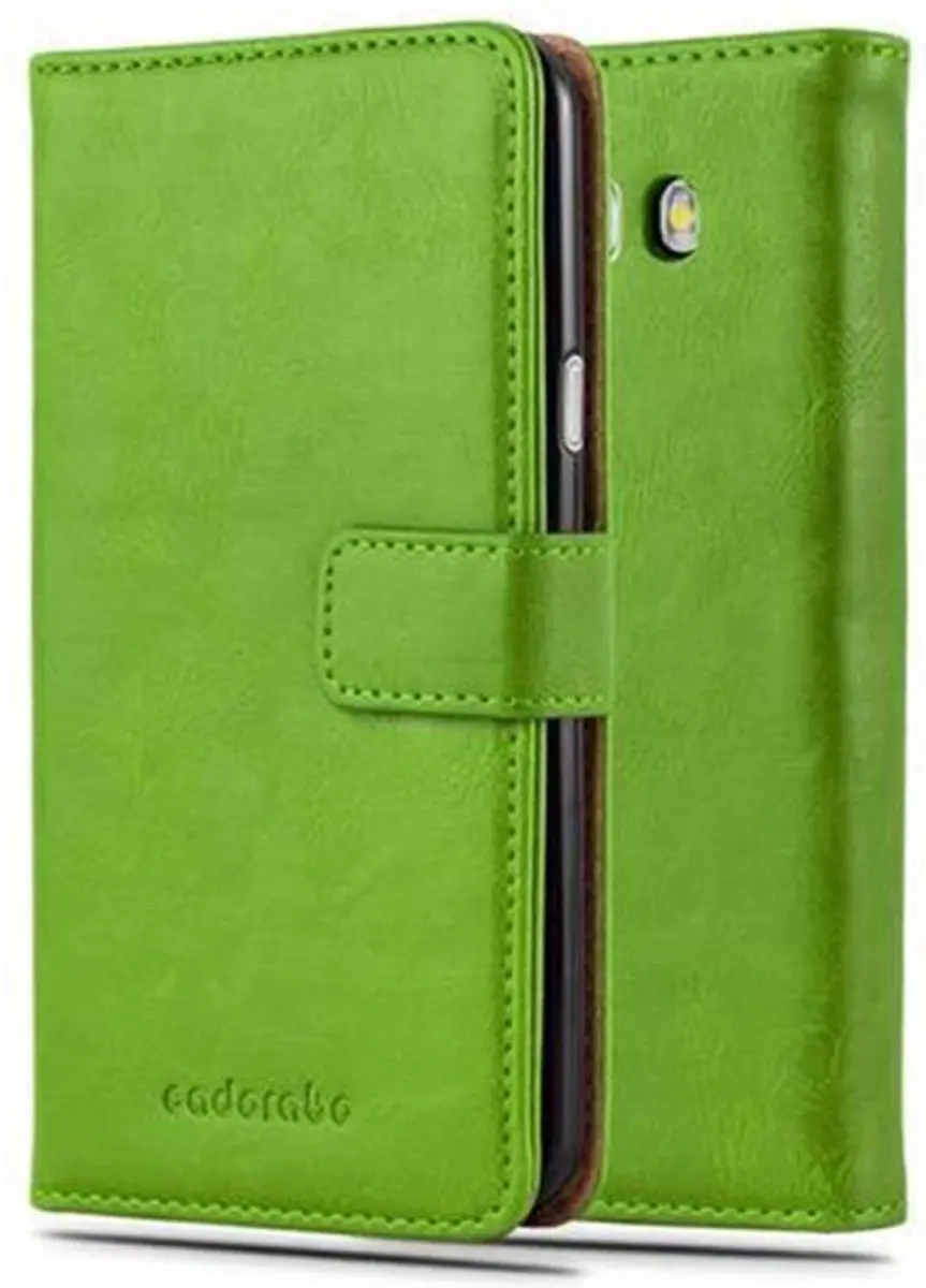 Cadorabo Hoesje geschikt voor Samsung Galaxy J7 2016 in GRAS GROEN