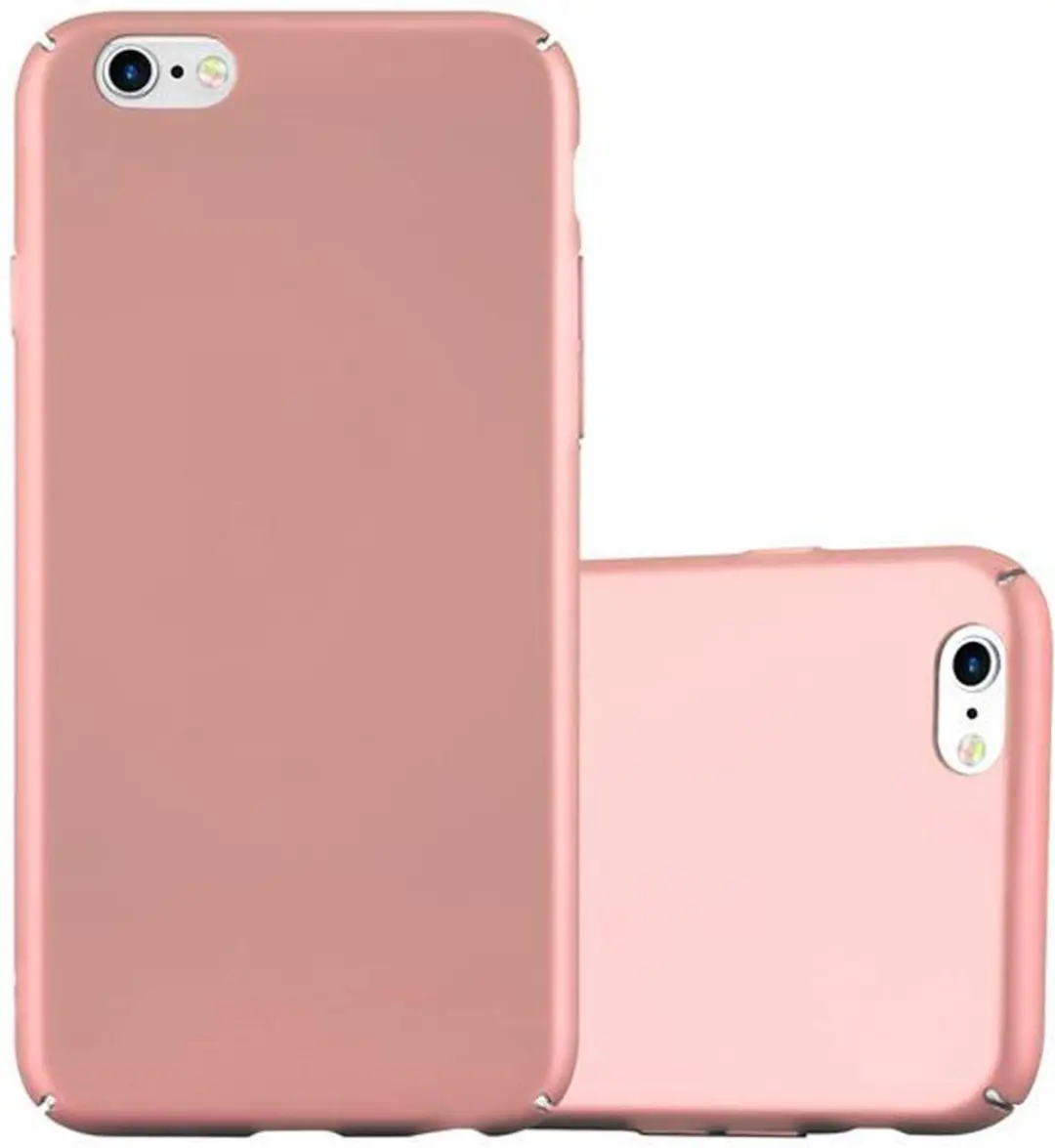 Cadorabo Hoesje geschikt voor Apple iPhone 6 PLUS / 6S PLUS in METAAL ROSE GOUD