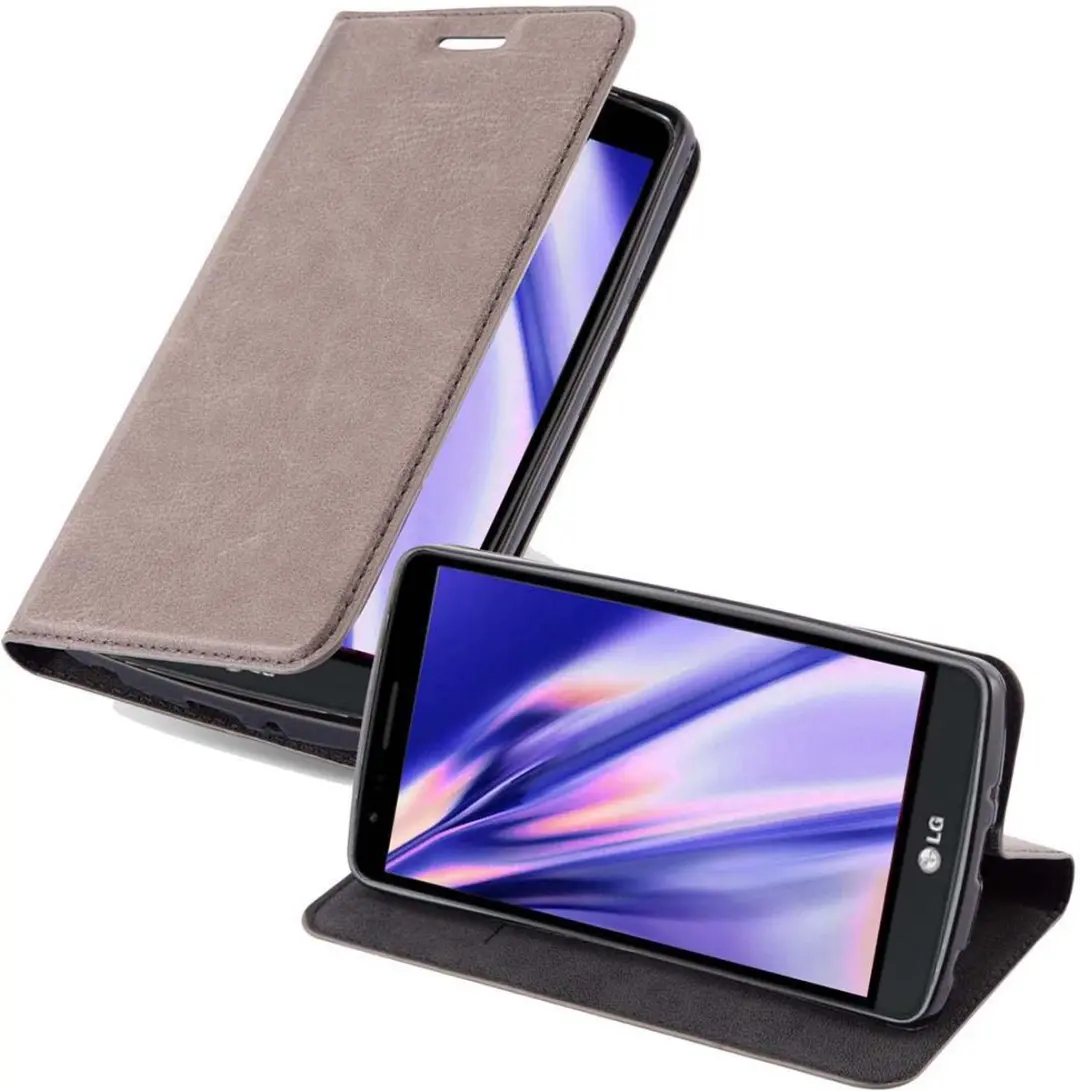 Cadorabo Hoesje geschikt voor LG G3 STYLUS in KOFFIE BRUIN