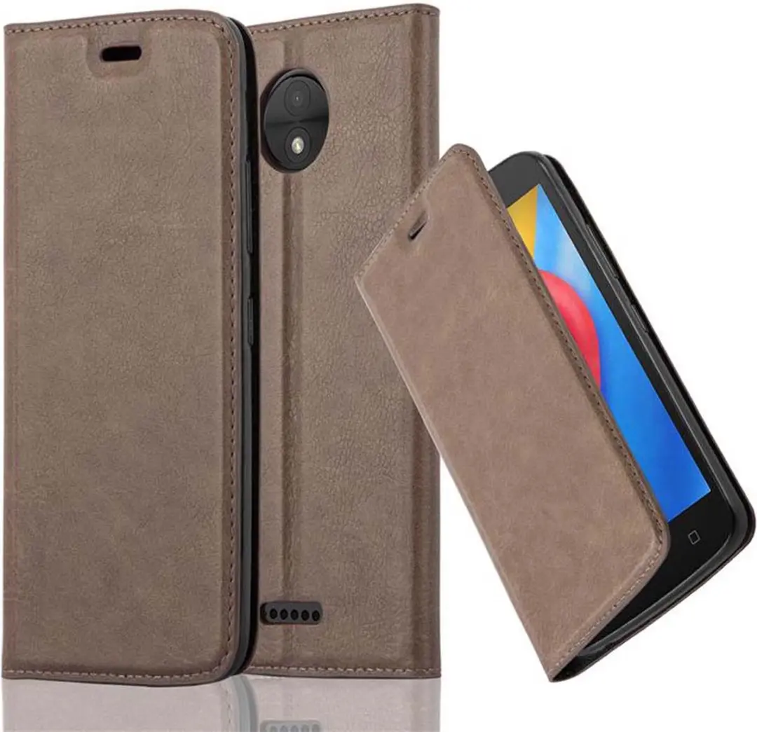 Cadorabo Hoesje geschikt voor Motorola MOTO C in KOFFIE BRUIN