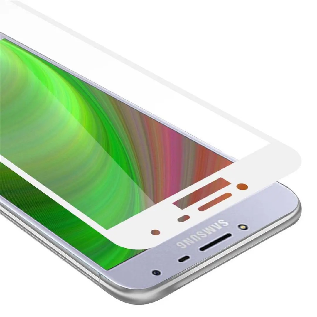 Cadorabo Screenprotector geschikt voor Samsung Galaxy J4 2018 Volledig scherm pa
