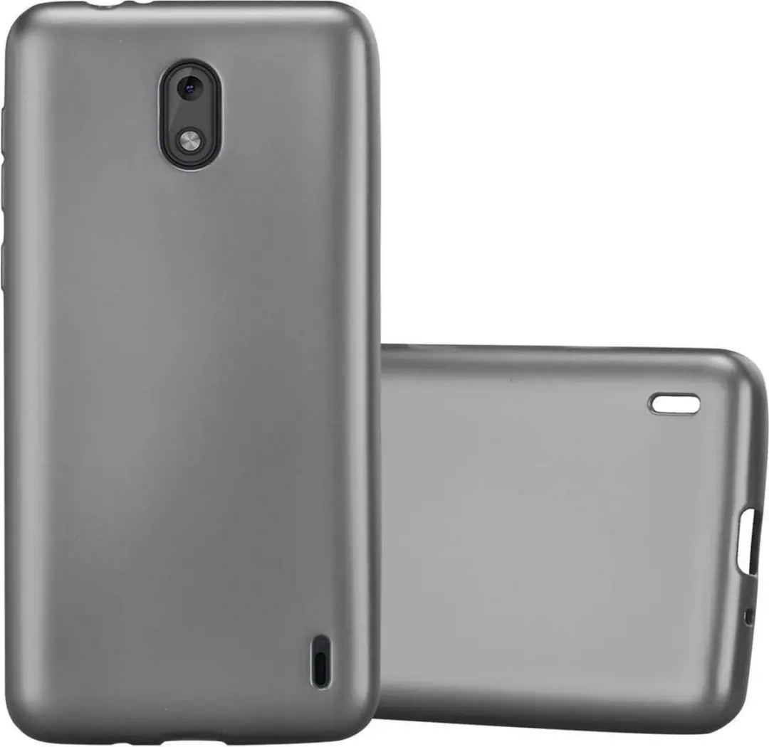 Cadorabo Hoesje geschikt voor Nokia 2 2017 in METALLIC GRIJS