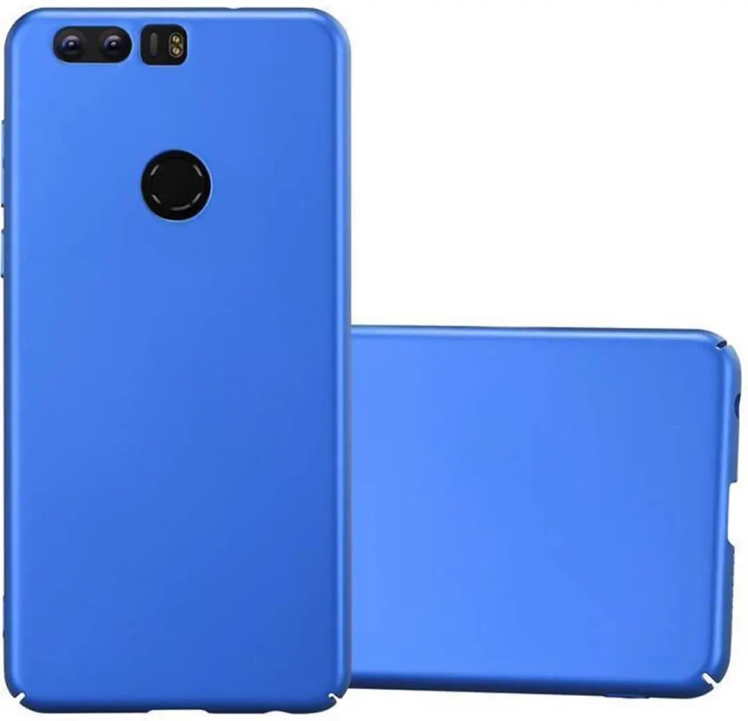 Cadorabo Hoesje geschikt voor Honor 8 / 8 PREMIUM in METAAL BLAUW