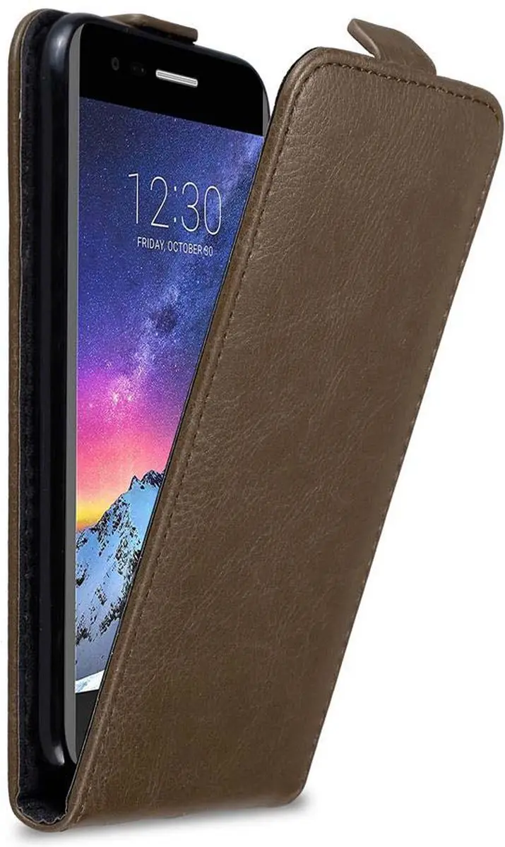 Cadorabo Hoesje geschikt voor LG K8 2017 in KOFFIE BRUIN