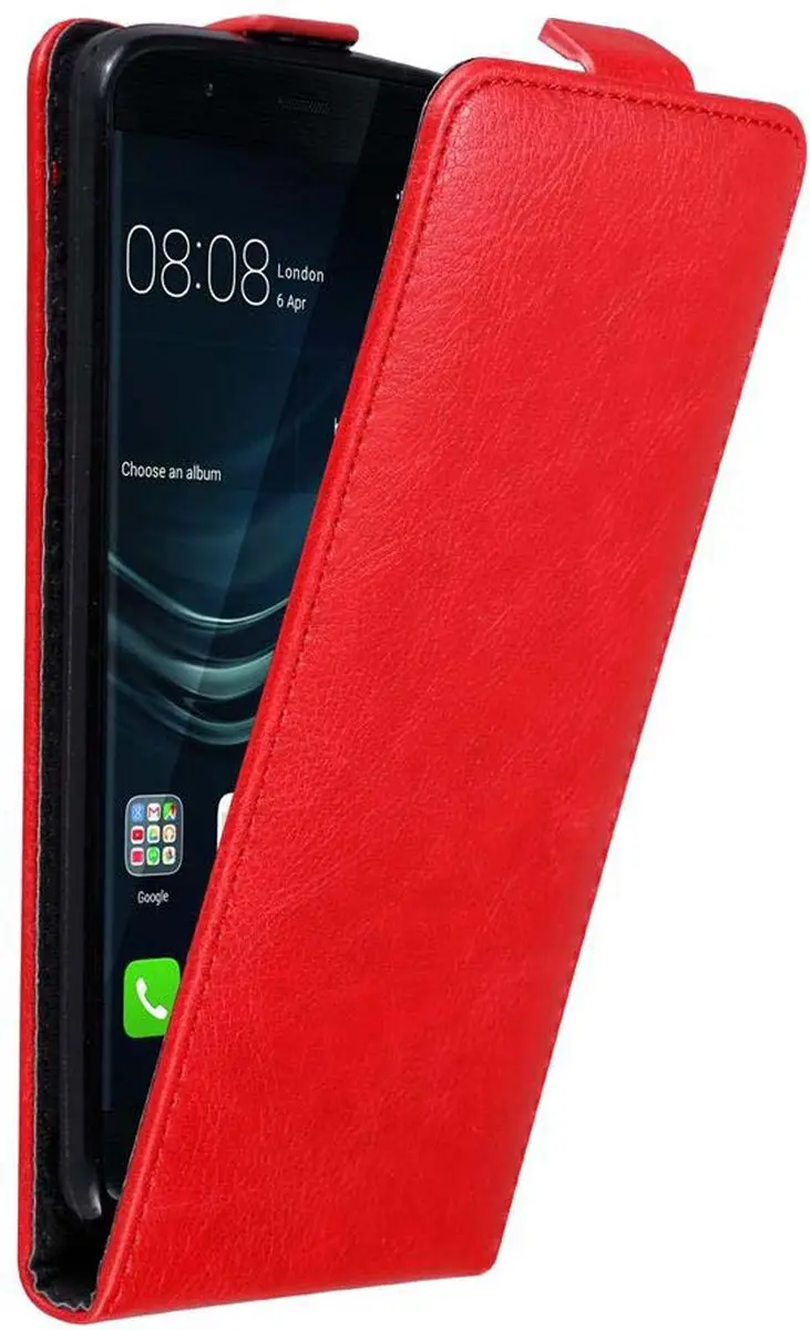 Cadorabo Hoesje geschikt voor Huawei P9 in APPEL ROOD