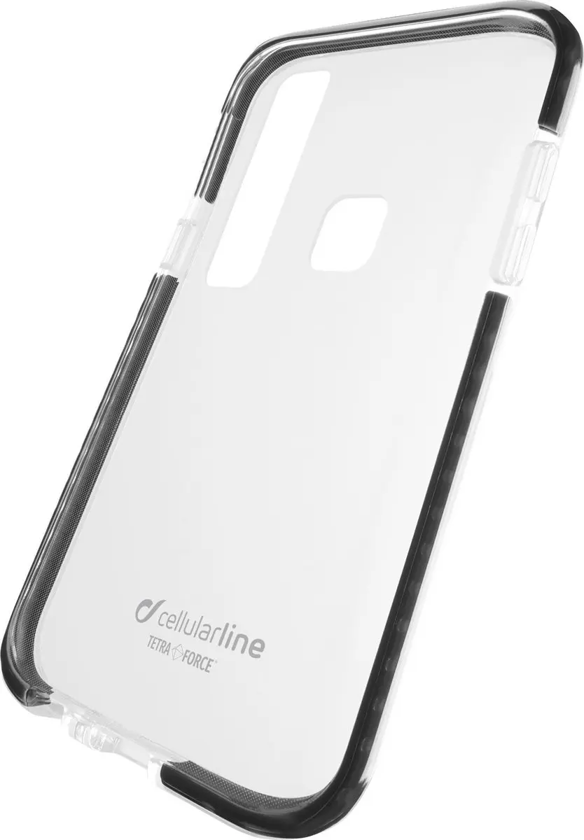 Cellularline TETRACGALA918T mobiele telefoon behuizingen Kader Zwart, Transparan