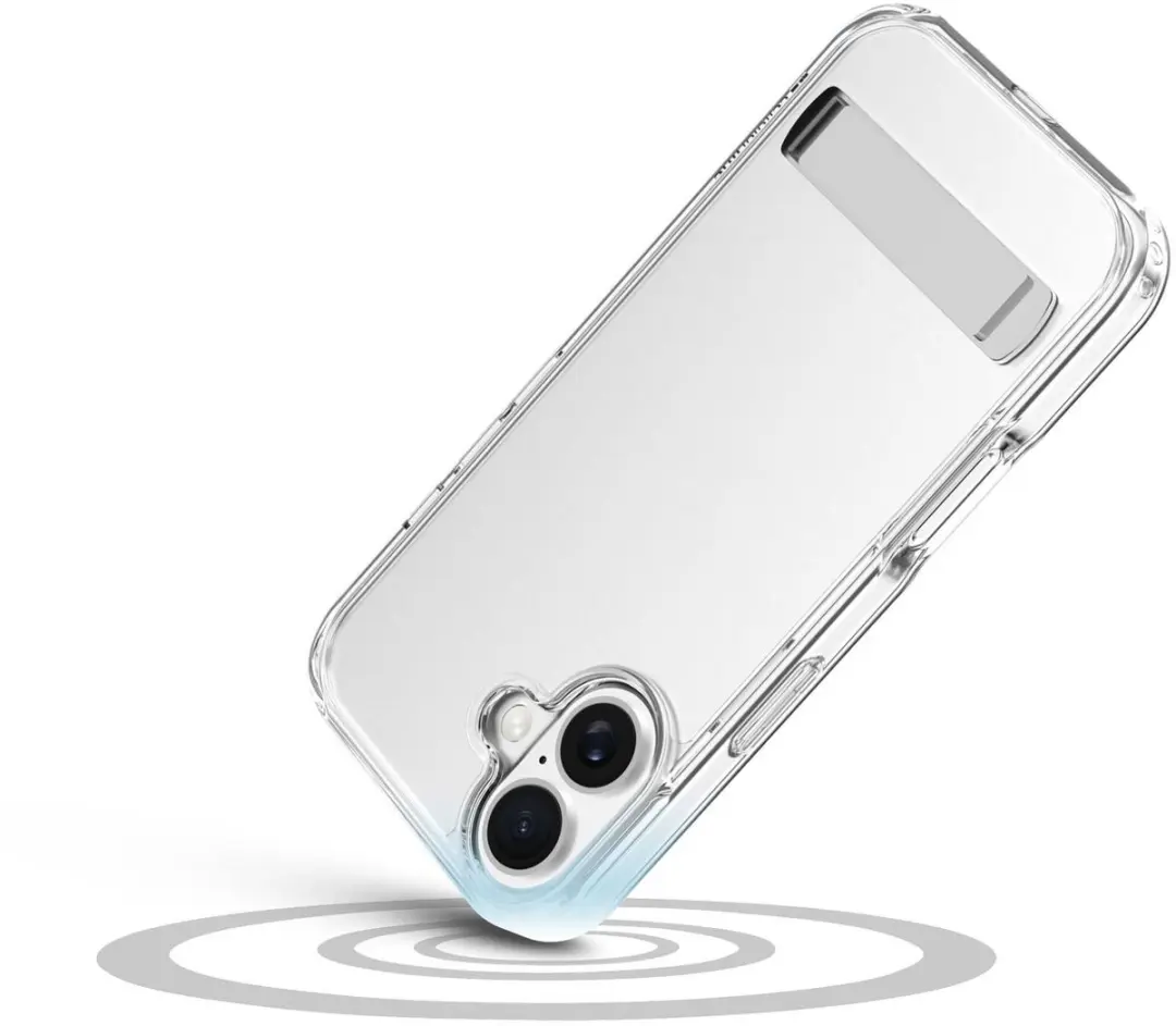 Cellularline Clear Stand Hoesje iPhone 17 - Transparant - afbeelding 2 van 6