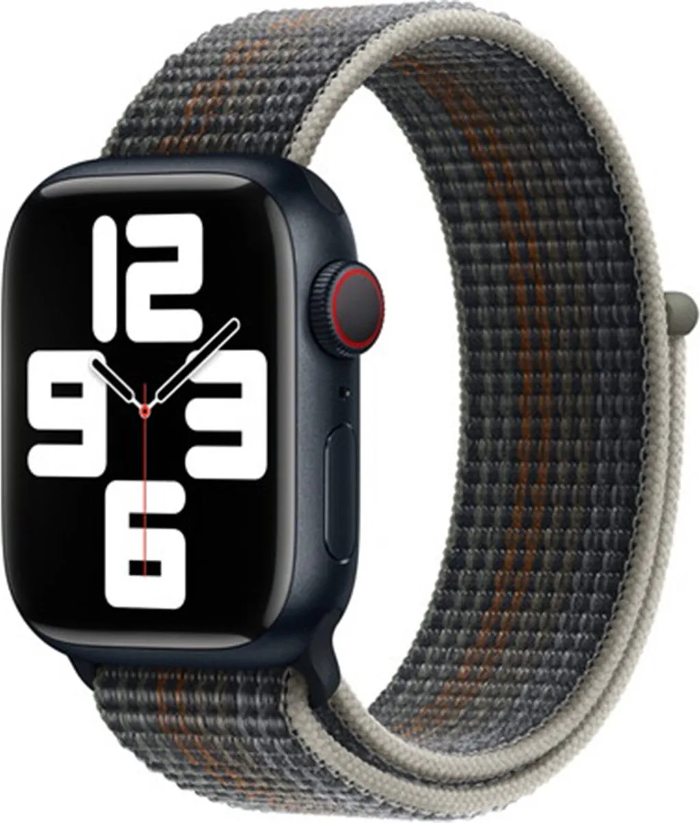Apple Watch Geweven Sportband Middernacht - One Size