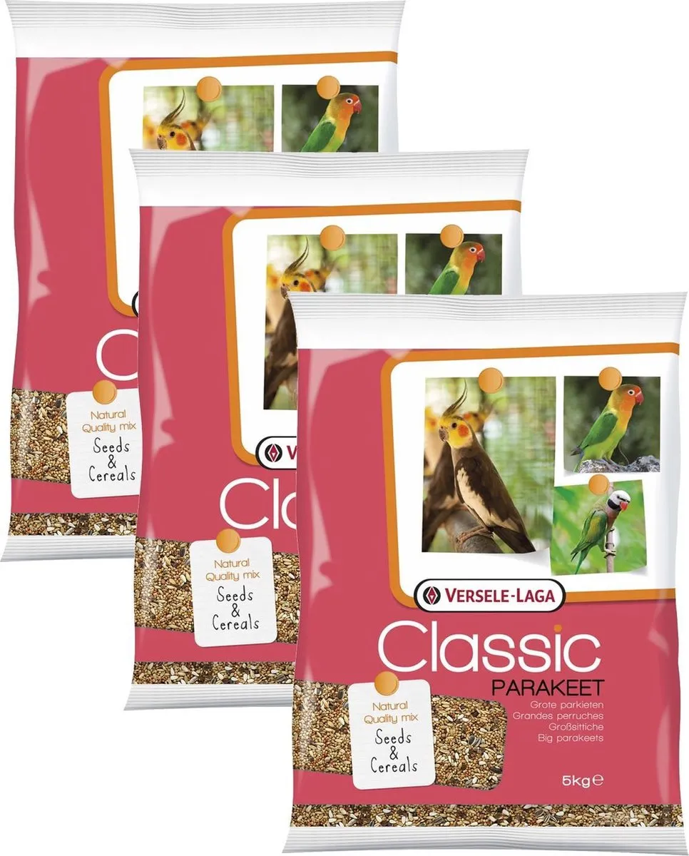 Versele-Laga Classic Grote Parkietenvoer 15kg (3x5kg)