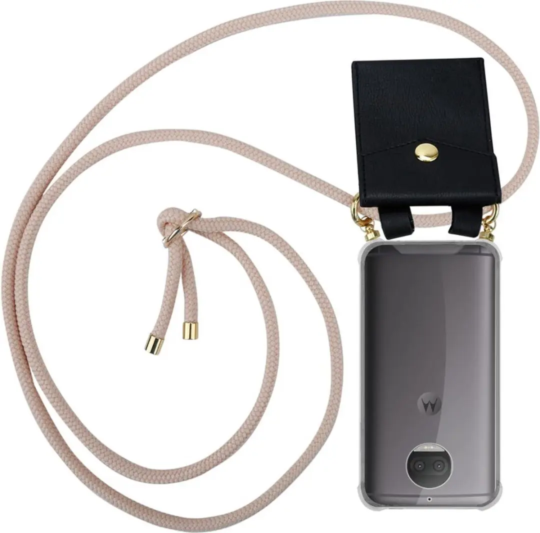 Cadorabo Hoesje geschikt voor Motorola MOTO G5S PLUS in PEARLY ROSE GOUD