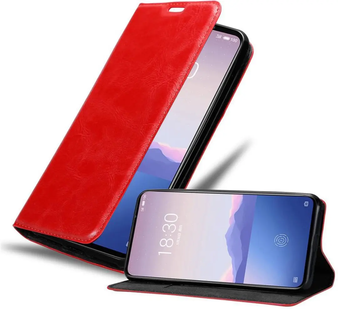 Cadorabo Hoesje geschikt voor MEIZU 16Xs in APPEL ROOD