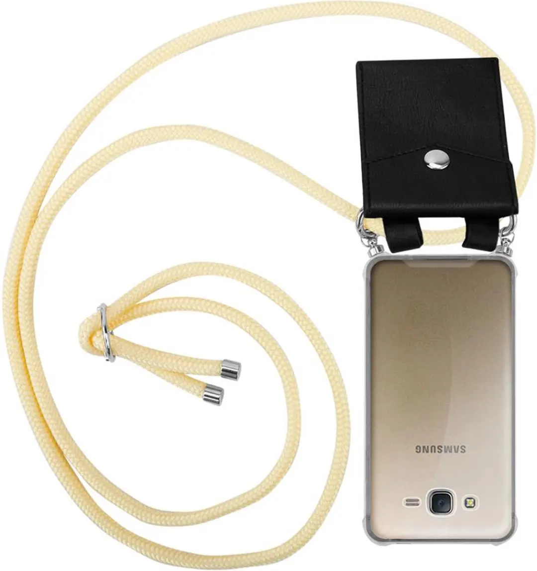 Cadorabo Hoesje geschikt voor Samsung Galaxy J7 2015 in ROOM BEIGE