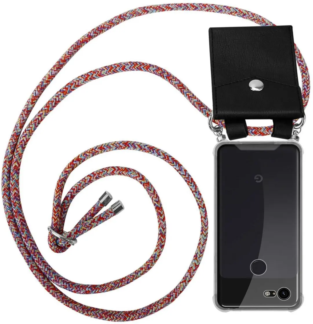 Cadorabo Hoesje geschikt voor Google PIXEL 3A XL in KLEURRIJKE PAPEGAAI