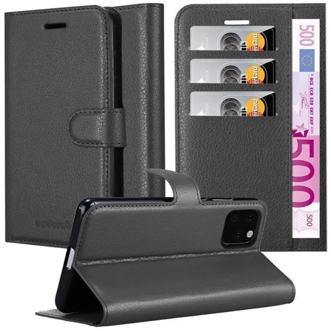 Cadorabo Hoesje geschikt voor Apple iPhone 11 PRO MAX in PHANTOM ZWART