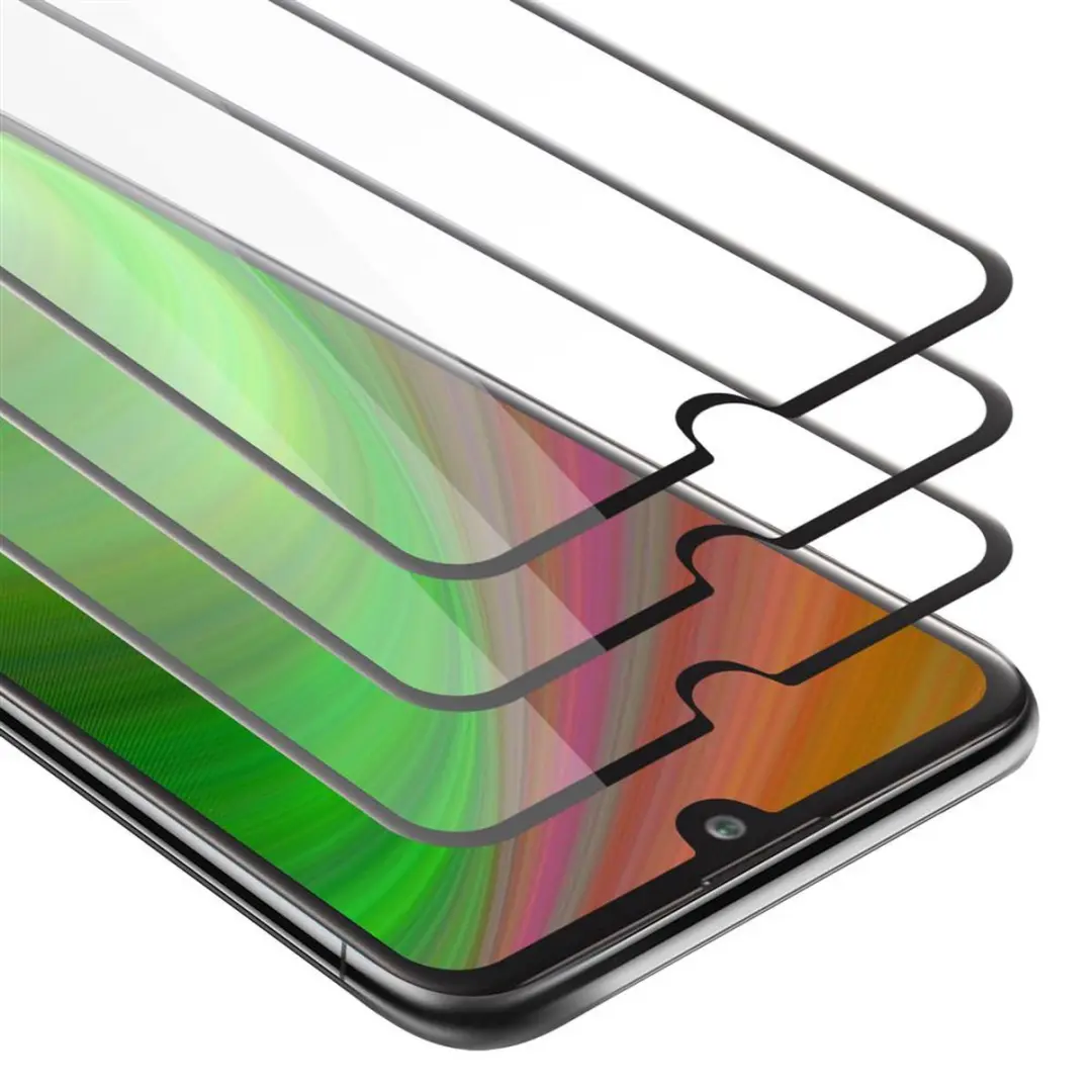 Cadorabo 3x Screenprotector geschikt voor LG K50 Volledig scherm pantserfolie Be