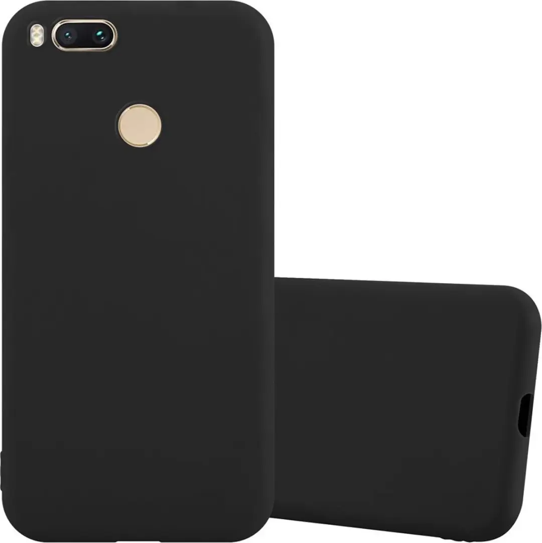 Cadorabo Hoesje geschikt voor Xiaomi Mi A1 / Mi 5X in CANDY ZWART