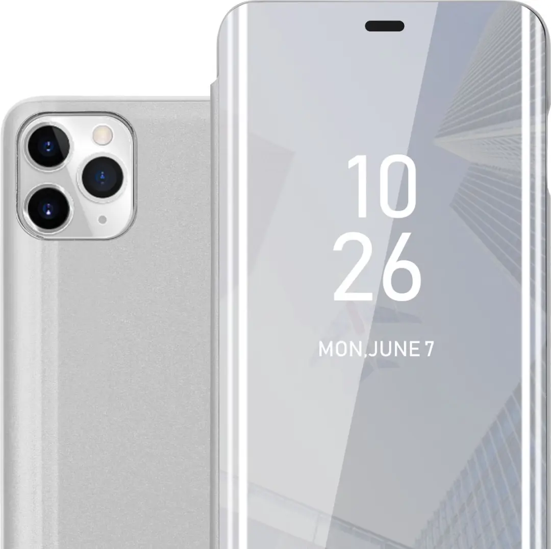 Cadorabo Hoesje geschikt voor Apple iPhone 11 PRO MAX in AGAAT ZILVER