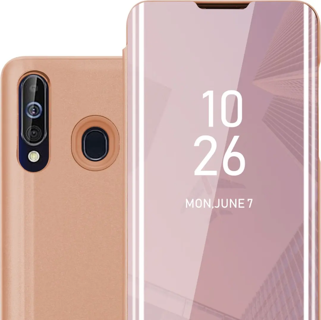 Cadorabo Hoesje geschikt voor Samsung Galaxy A60 / M40 in KUNZIET ROZE