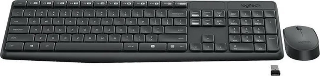 Logitech MK235 RF Draadloos Toetsenbordset - Zwart