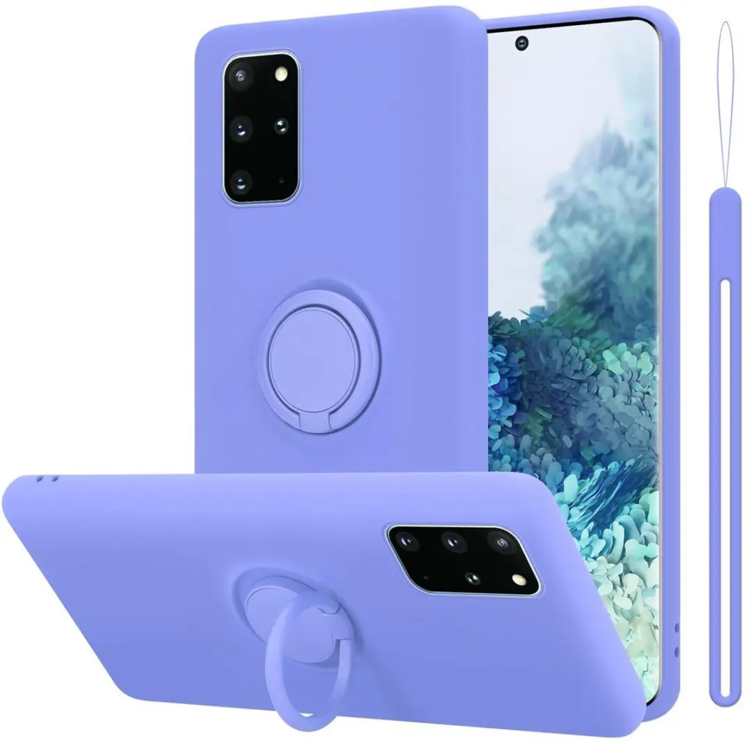 Cadorabo Hoesje geschikt voor Samsung Galaxy S20 PLUS in LIQUID LICHT PAARS
