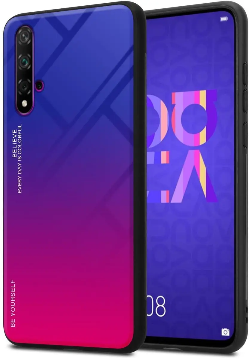 Cadorabo Hoesje geschikt voor Honor 20 / 20S / Huawei NOVA 5T in PAARS