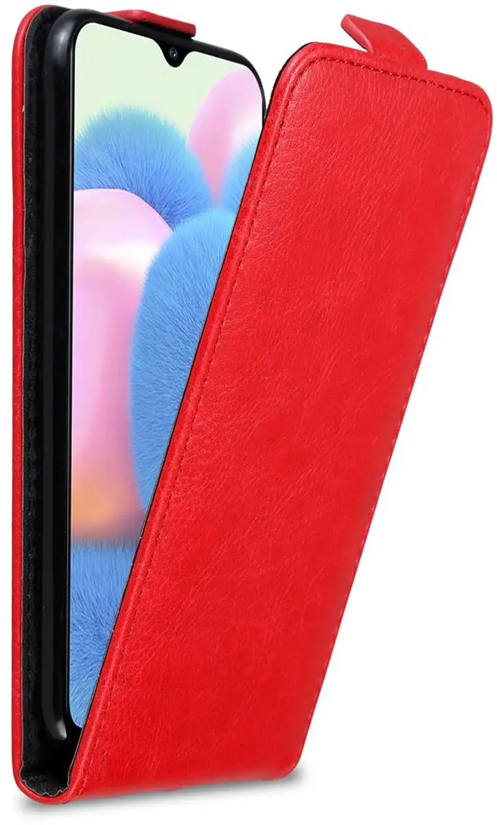 Cadorabo Hoesje geschikt voor Samsung Galaxy A50 4G / A50s / A30s in APPEL ROOD