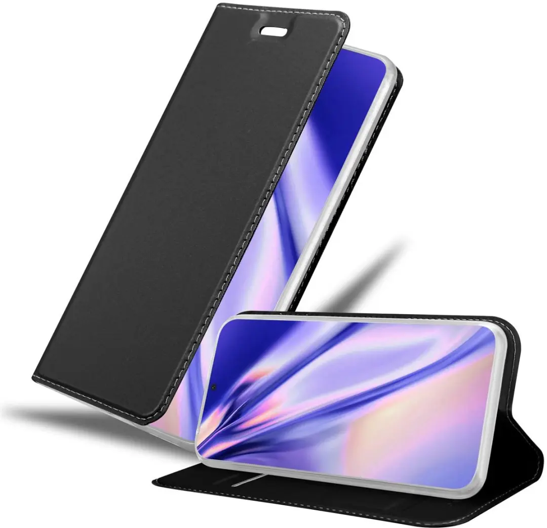 Cadorabo Hoesje geschikt voor Samsung Galaxy S21 ULTRA in CLASSY ZWART