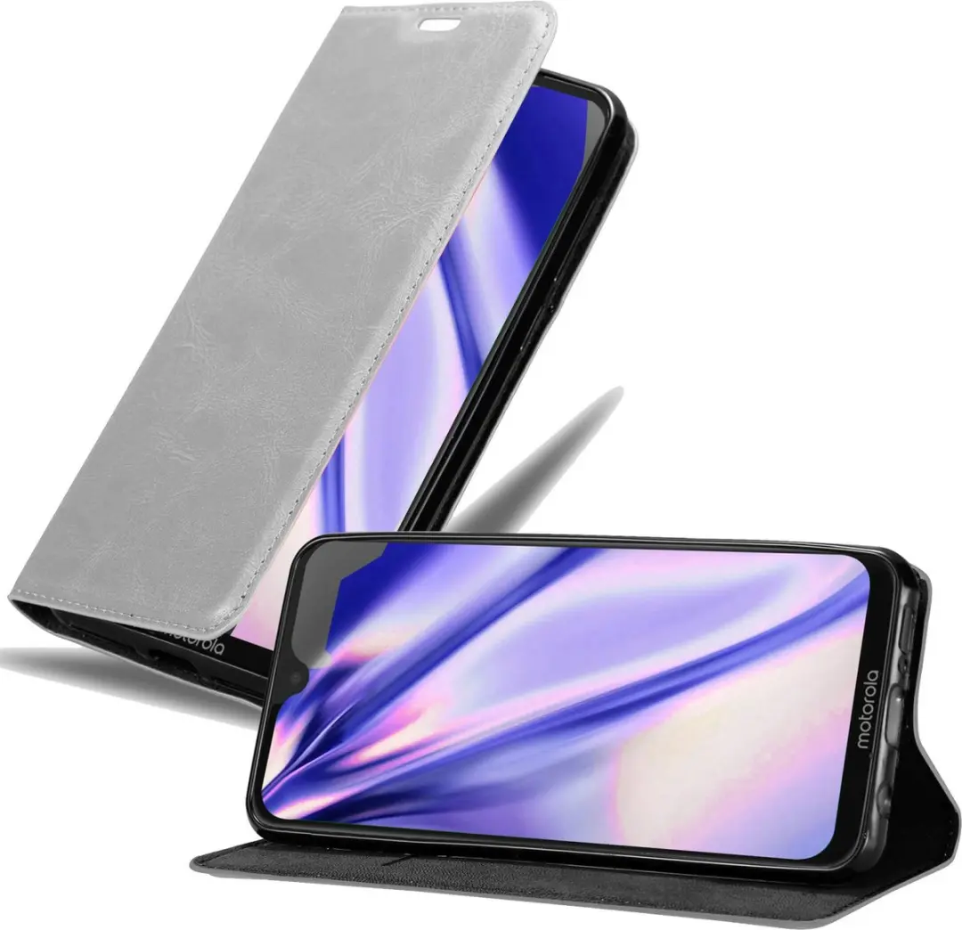 Cadorabo Hoesje geschikt voor Motorola MOTO G7 / G7 PLUS in TITANIUM GRIJS