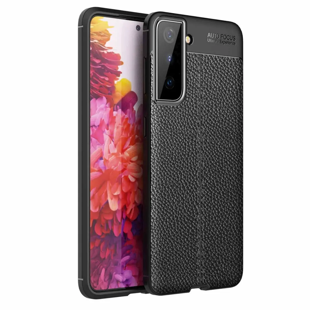Cadorabo Hoesje geschikt voor Samsung Galaxy S21 PLUS in Diep Zwart