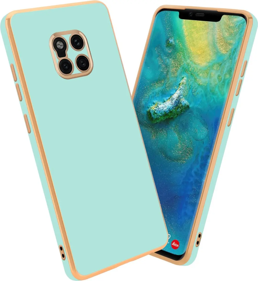Cadorabo Hoesje geschikt voor Huawei MATE 20 PRO in Glossy Mintgroen